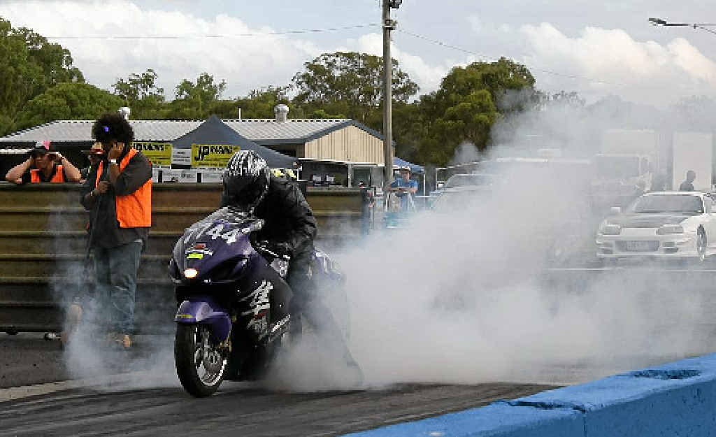 SMOKEY START: Clinton Swalling from Warwick in action in the JP Racing One-Eighth Mile Series round at Warwick Dragway. SMOKEY START: Clinton Swalling from Warwick in action in the JP Racing One-Eighth Mile Series round at Warwick Dragway.